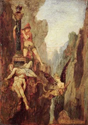 Den besejrede sfinks, ca. 1878
